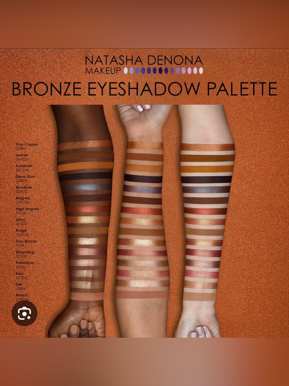 Natasha Denona Bronze Eyeshadow Palette